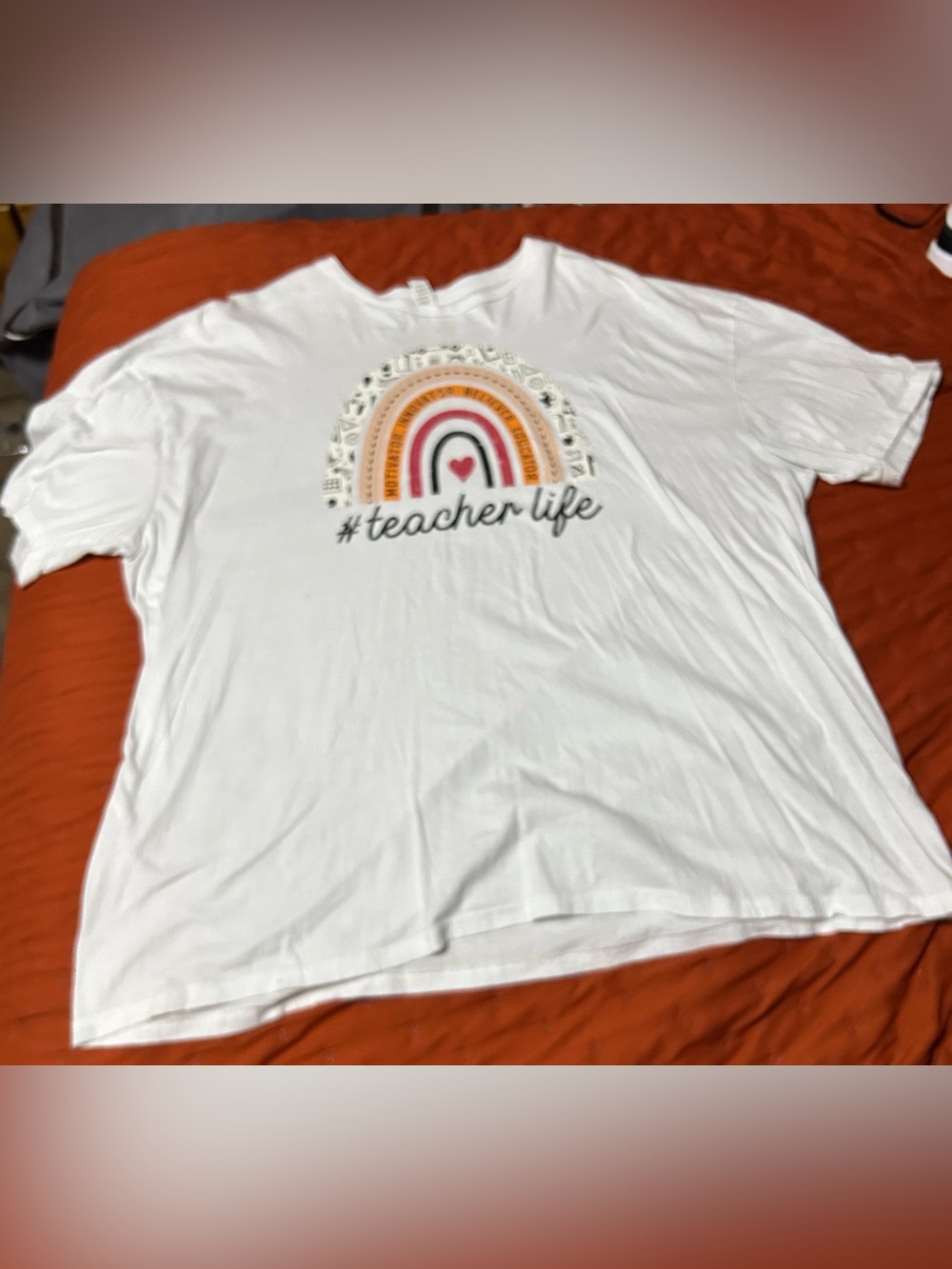 Plus size teacher tee 3X
